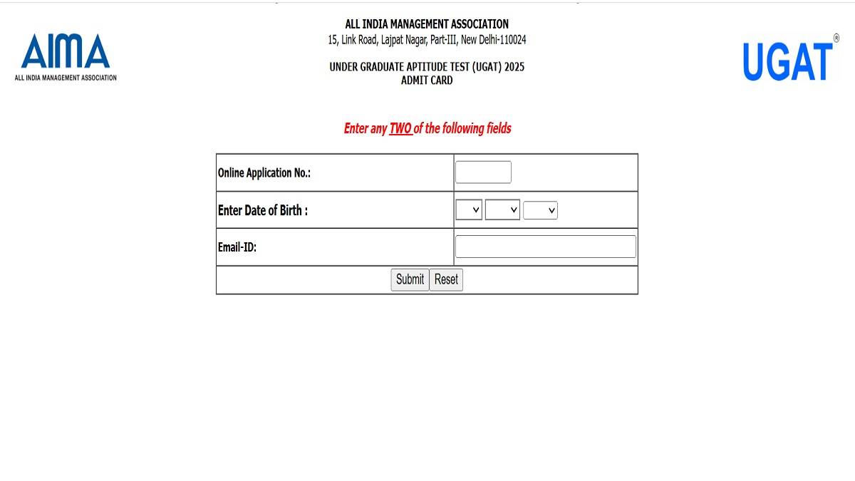 UGAT Admit Card 2025