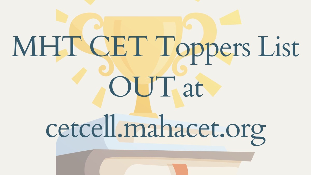 MHT CET TOPPERS 2025 PCM GROUP