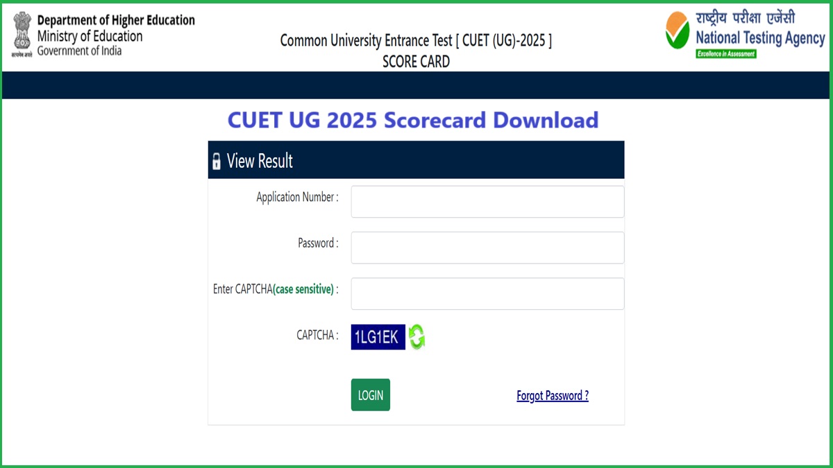 CUET UG 2025 Result