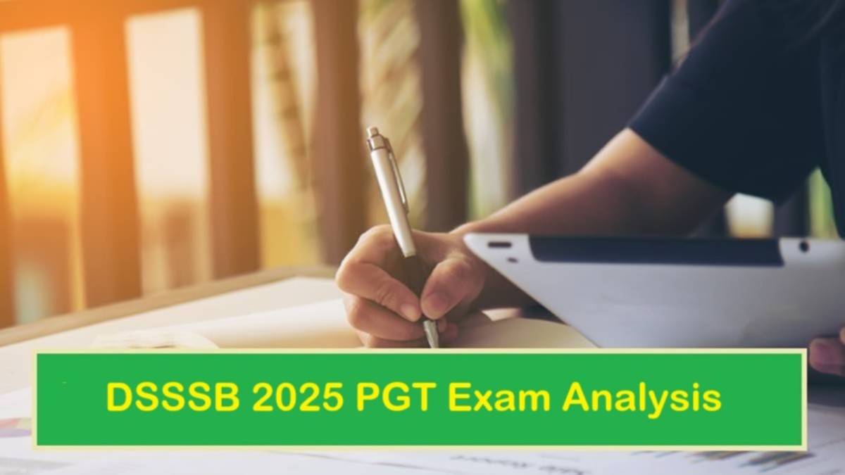 DSSSB 2025 PGT Exam Analysis