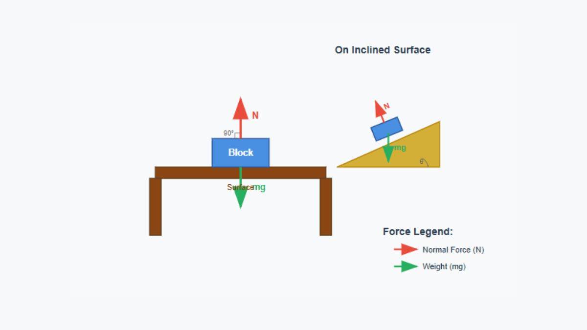 Normal force FBD