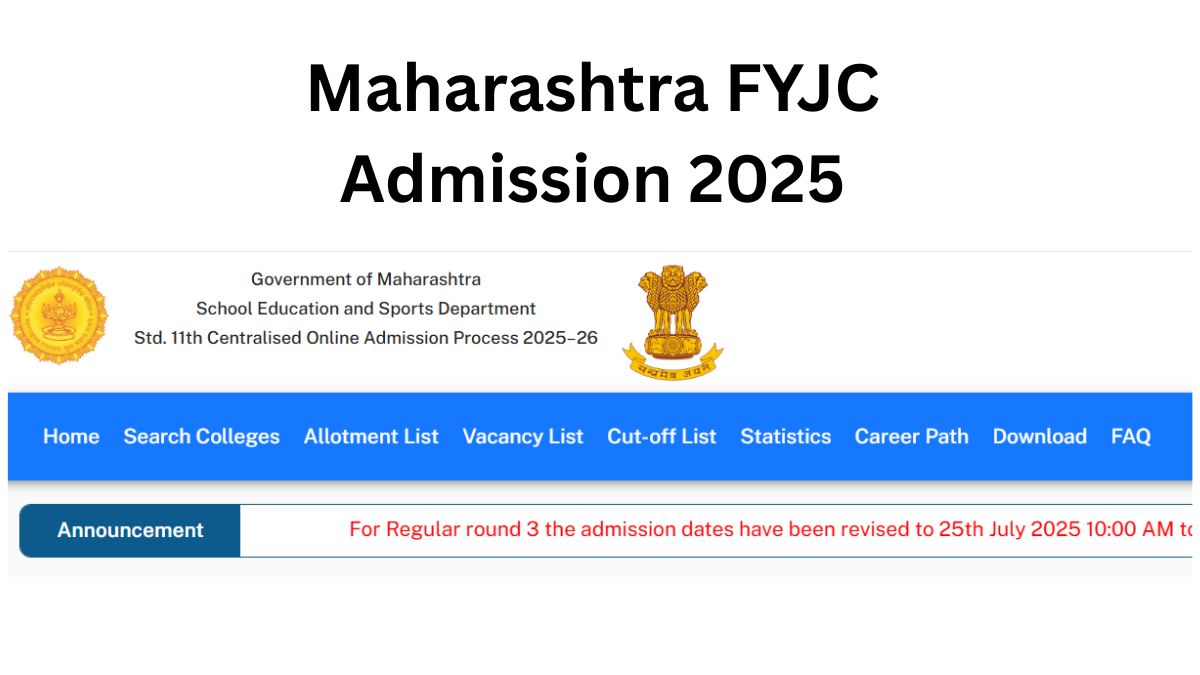 MAHA FYJC Admission 2025 