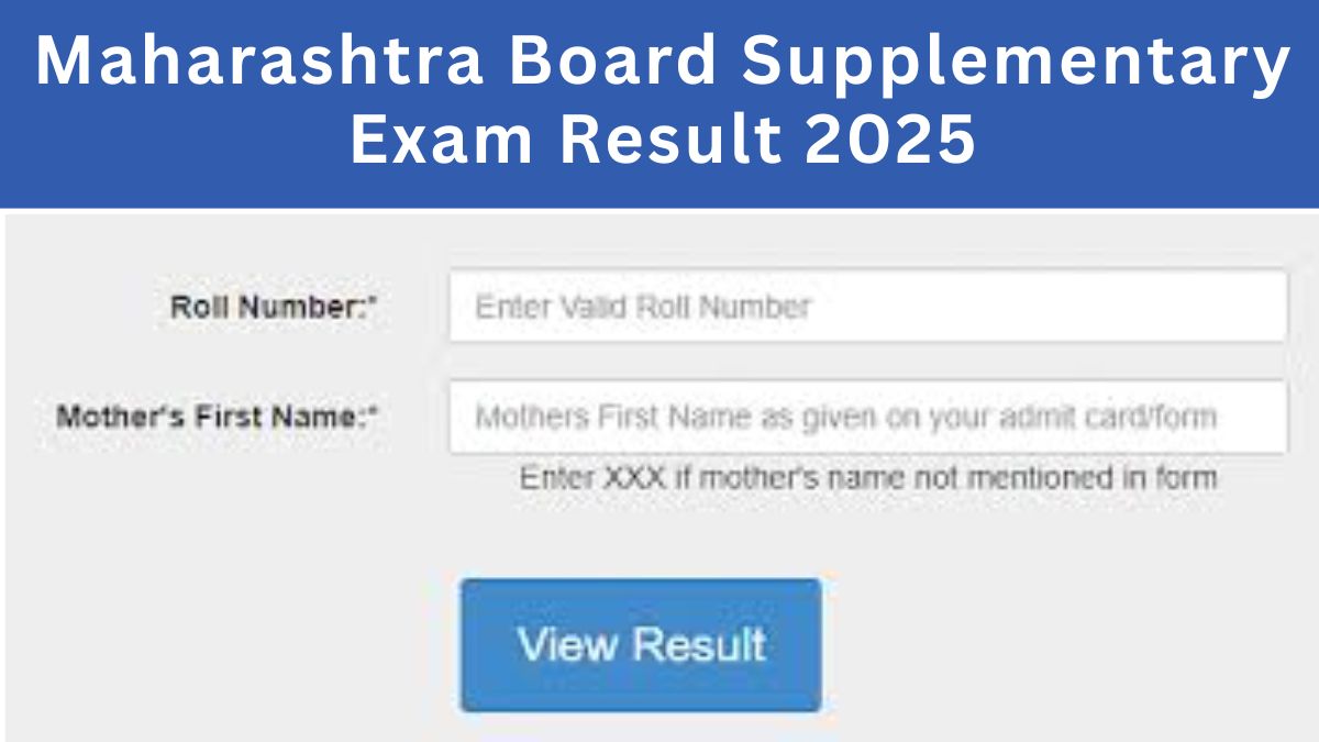Maharashtra HSC SSC Result 2025 