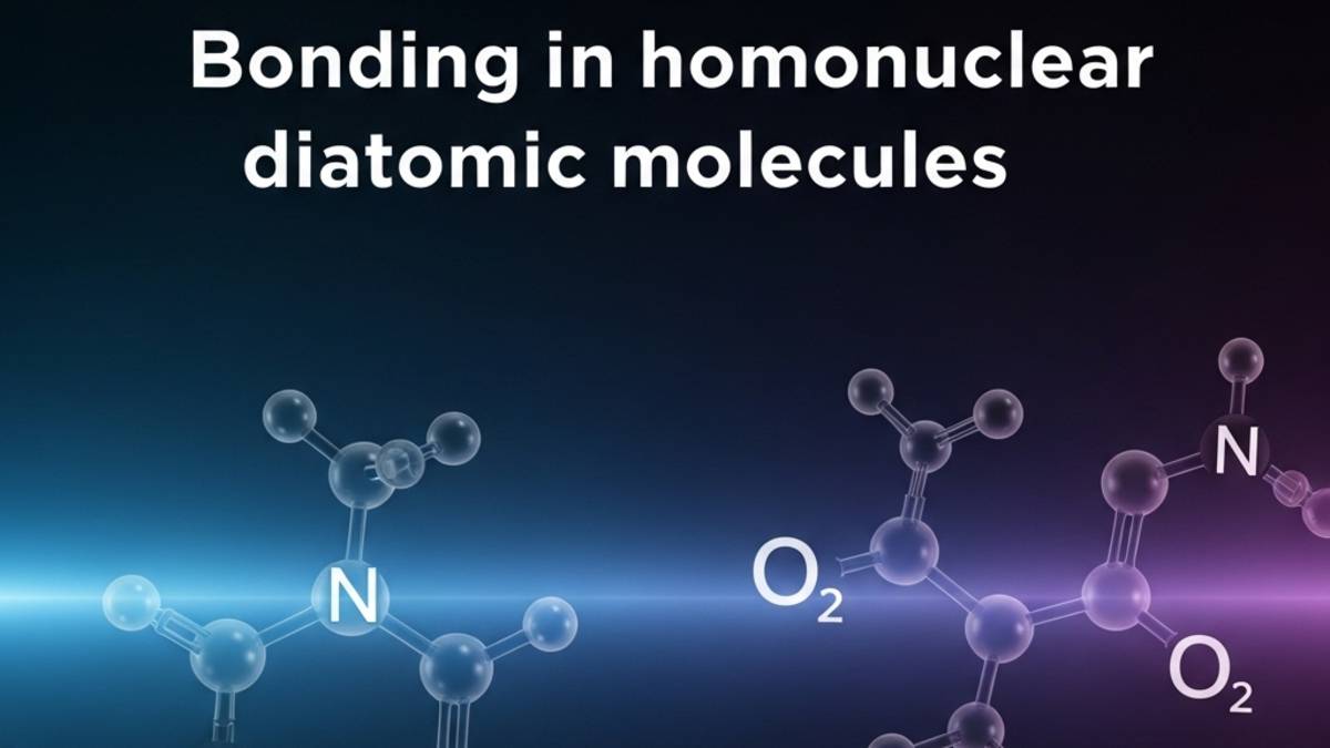Bonding in Homonuclear Diatomic Molecules