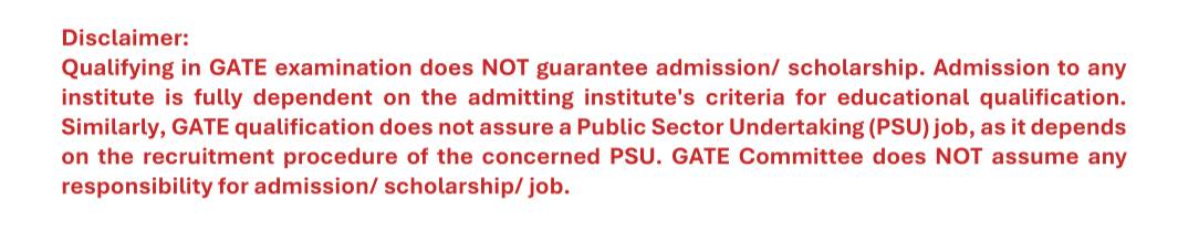 GATE Eligibility Criteria