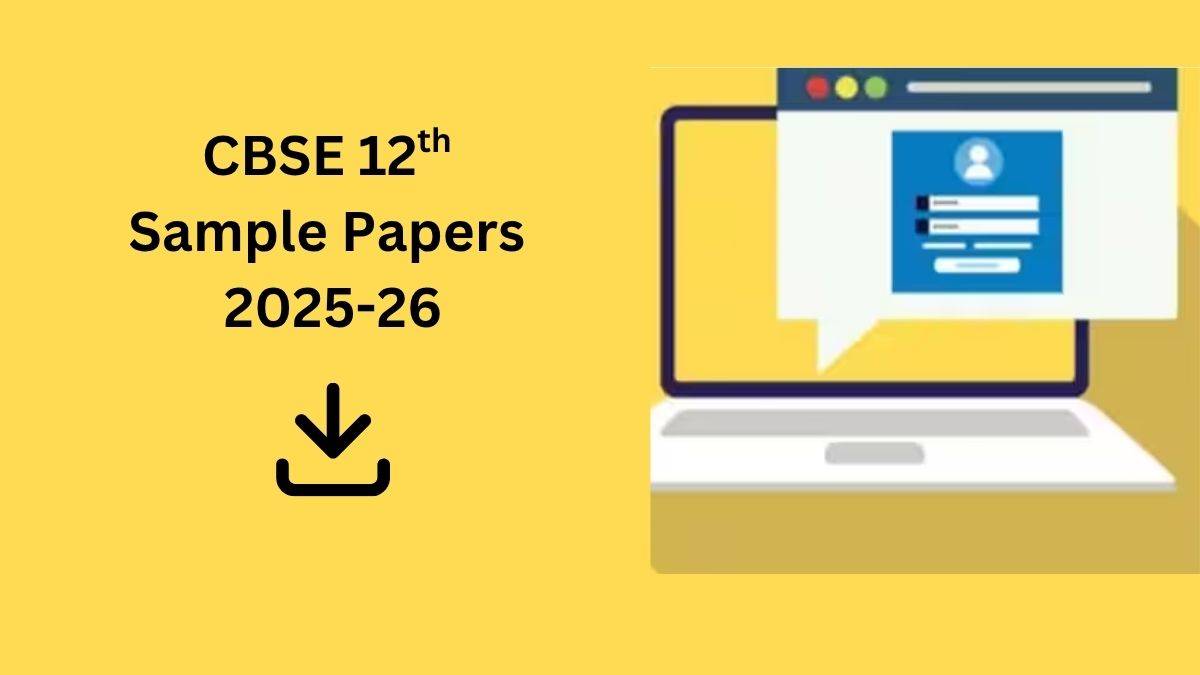 CBSE 12th Sample Papers 2025 