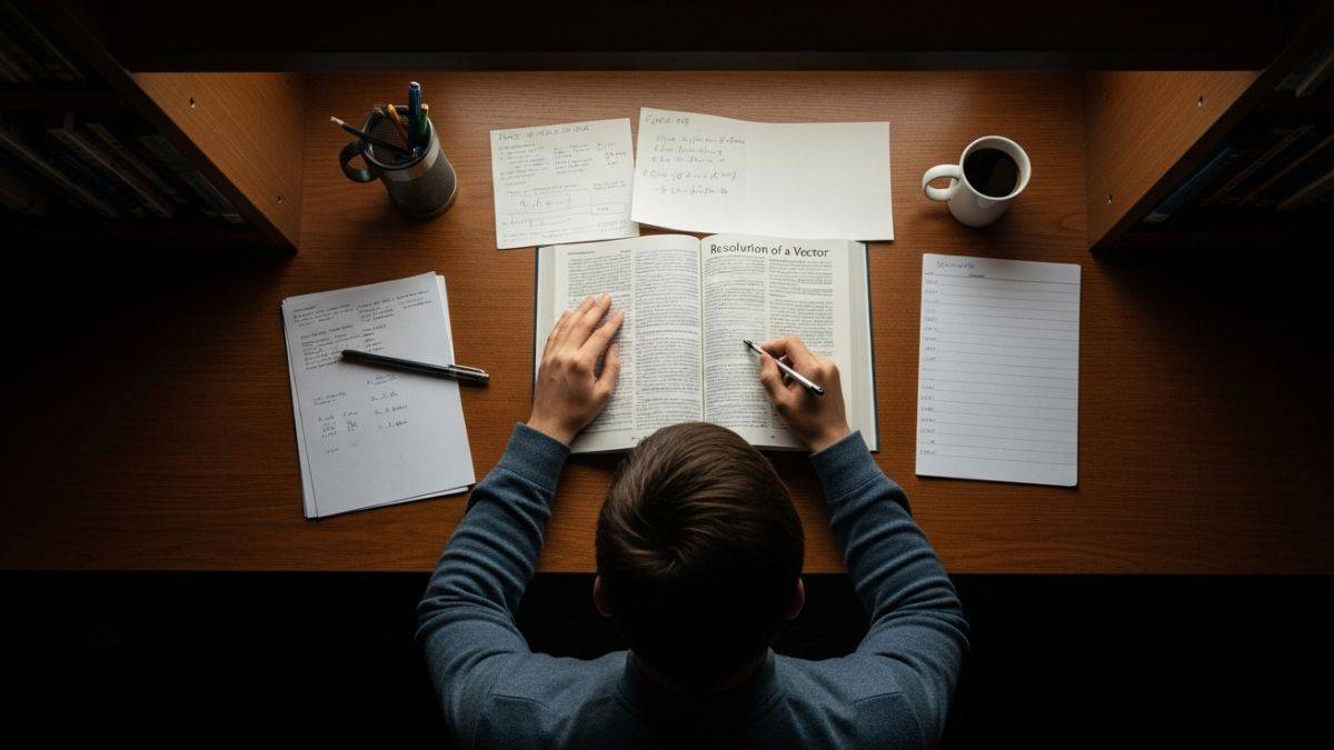 Resolution of vectors 