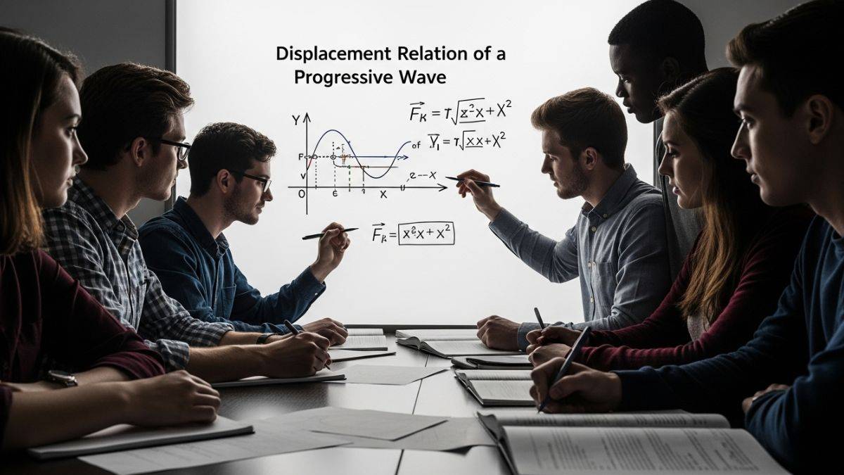 Displacement relation of a progressive wave