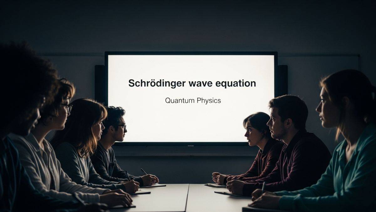 Schrodinger wave equation