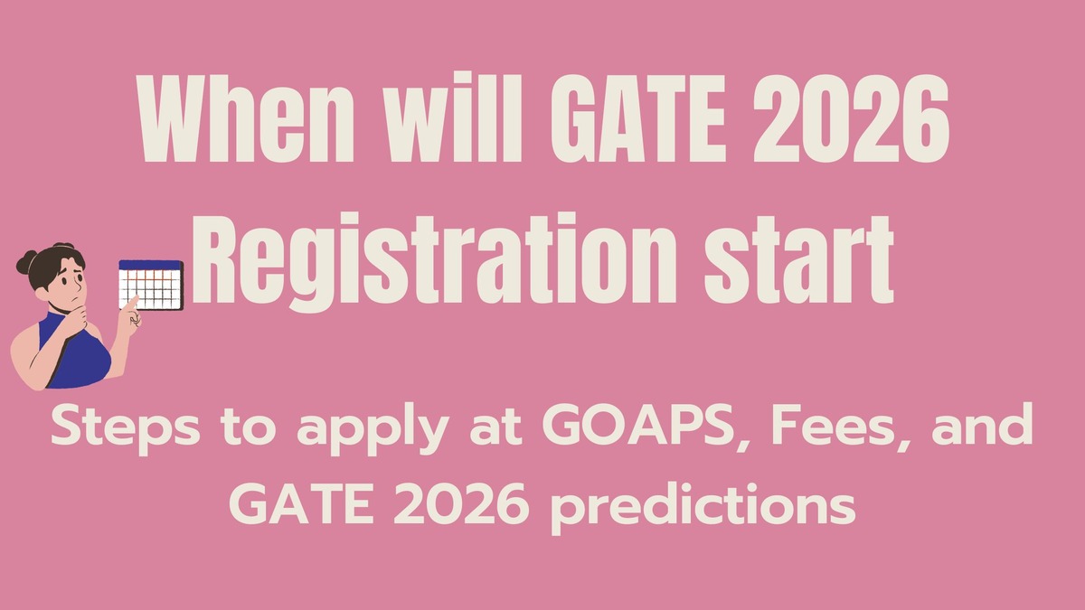 GATE 2026 registration start date