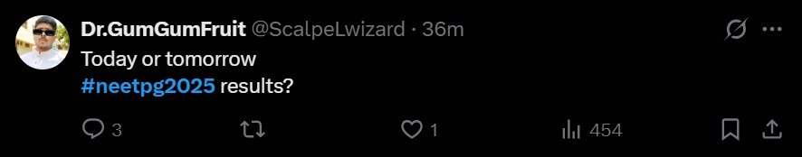 NEET PG result 2025 Date