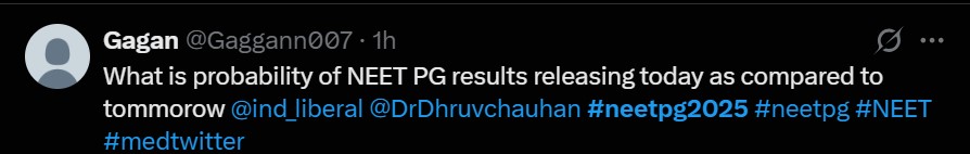 NEET PG result 2025 Date