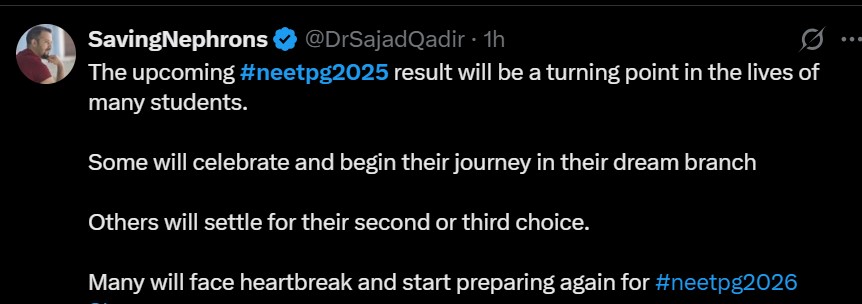 NEET PG result 2025 Date