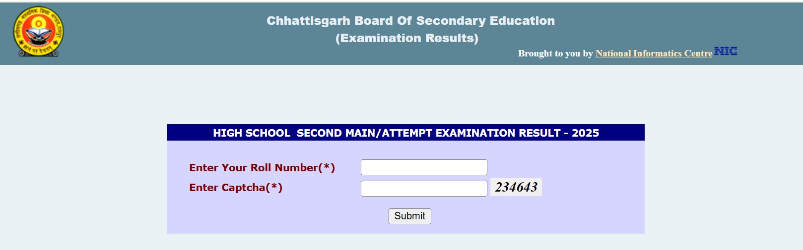 CGBSE Supply Result 2025