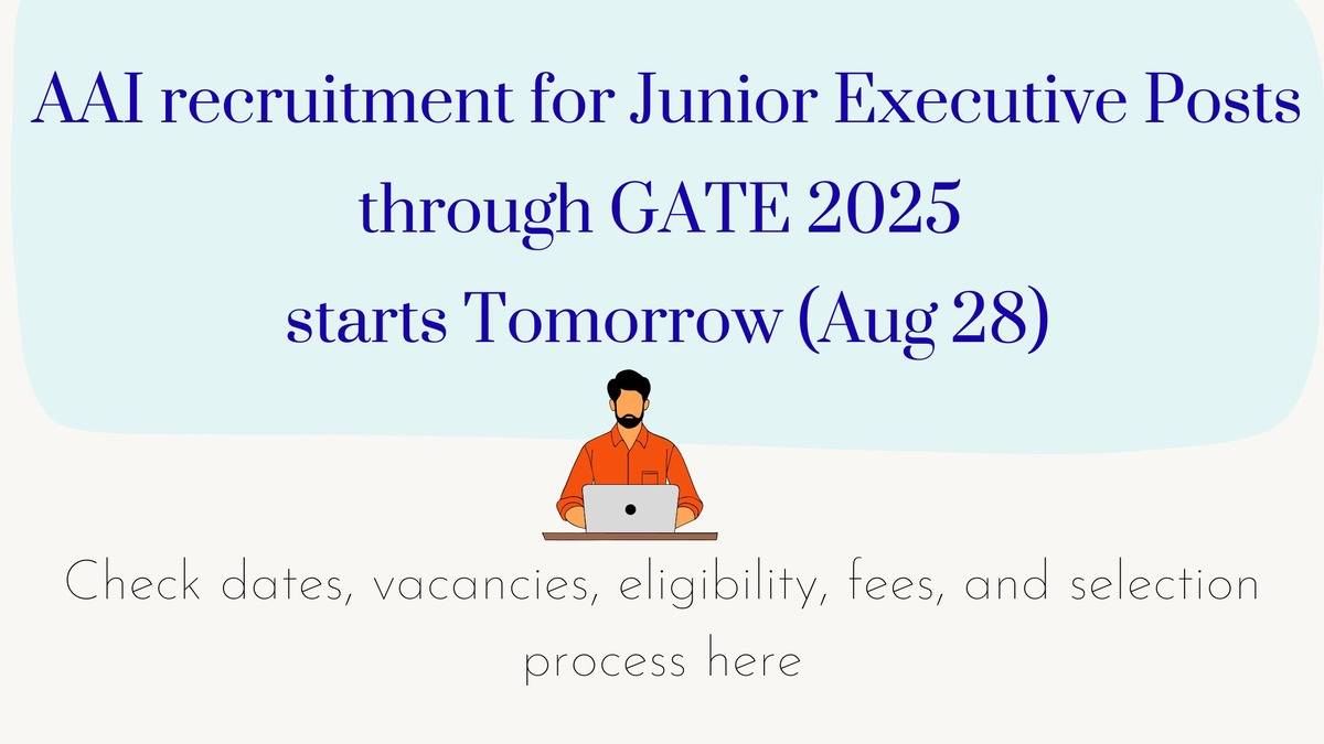 AAI recruitment GATE jobs