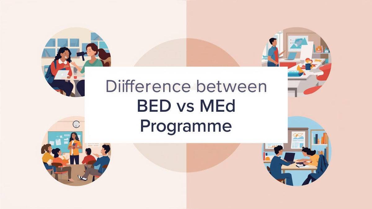 Difference between BEd and MEd Programme