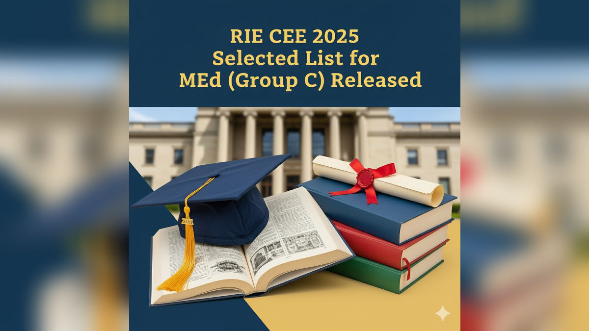 RIE CEE 2025 Group C MEd List