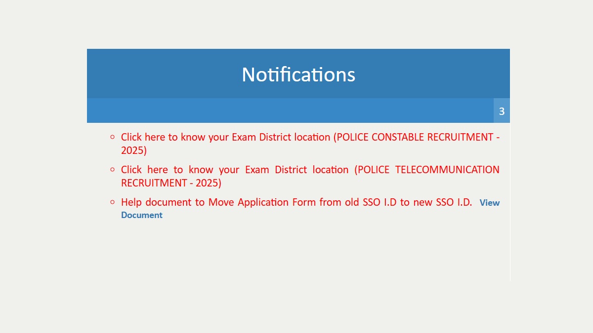 Rajasthan Police Constable City Slip 2025 Out
