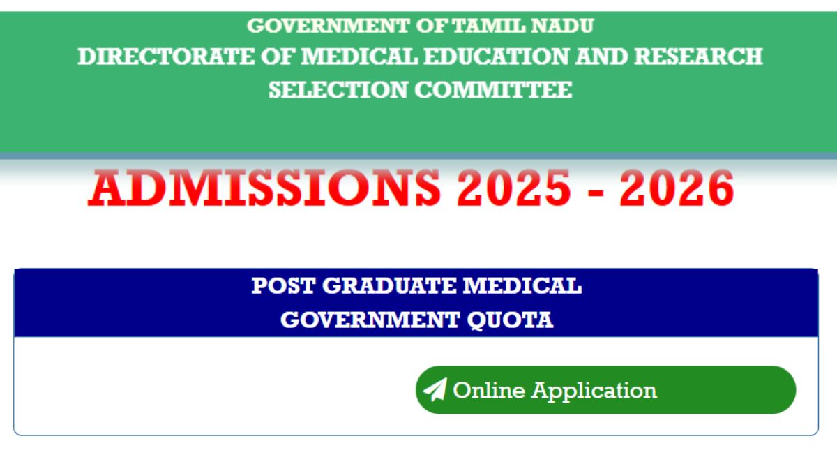 TN NEET PG Counselling 2025 