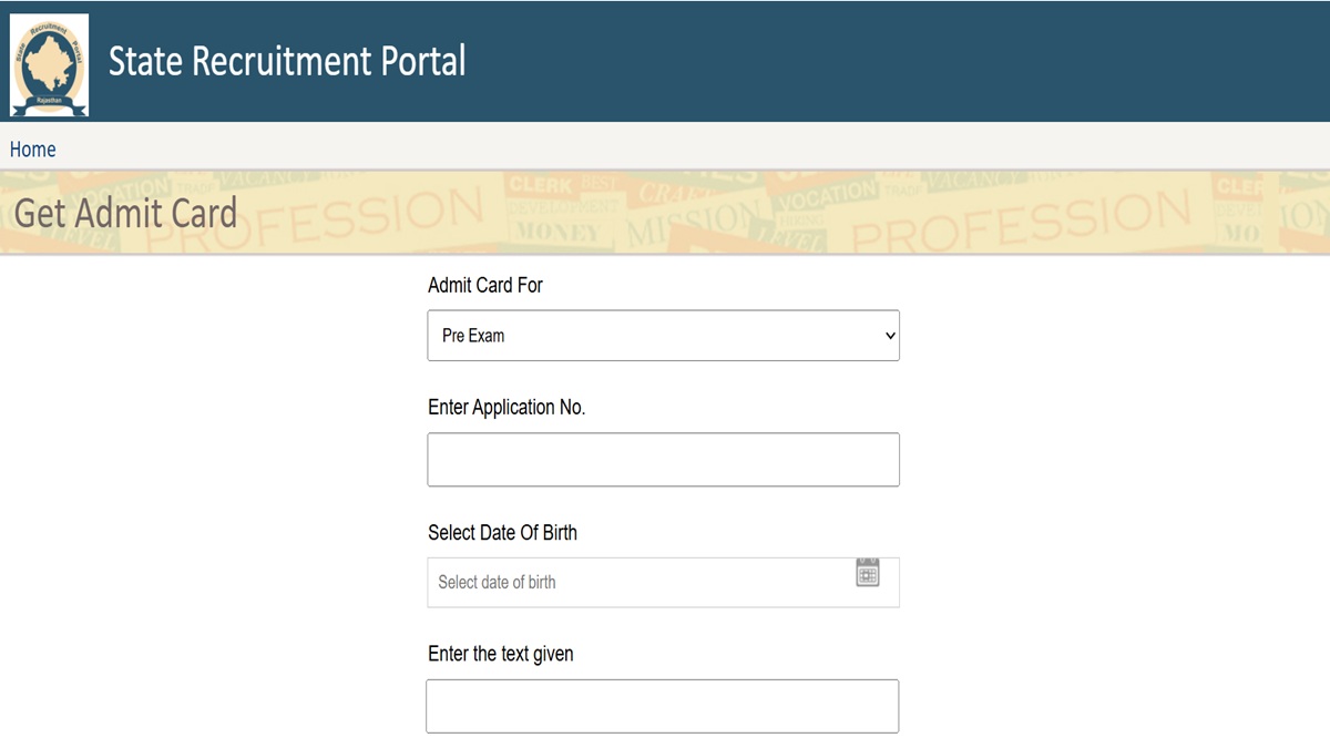 Rajasthan Constable Admit Card 2025