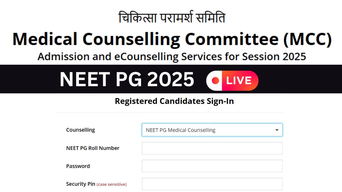 NEET PG 2025 Live Updates