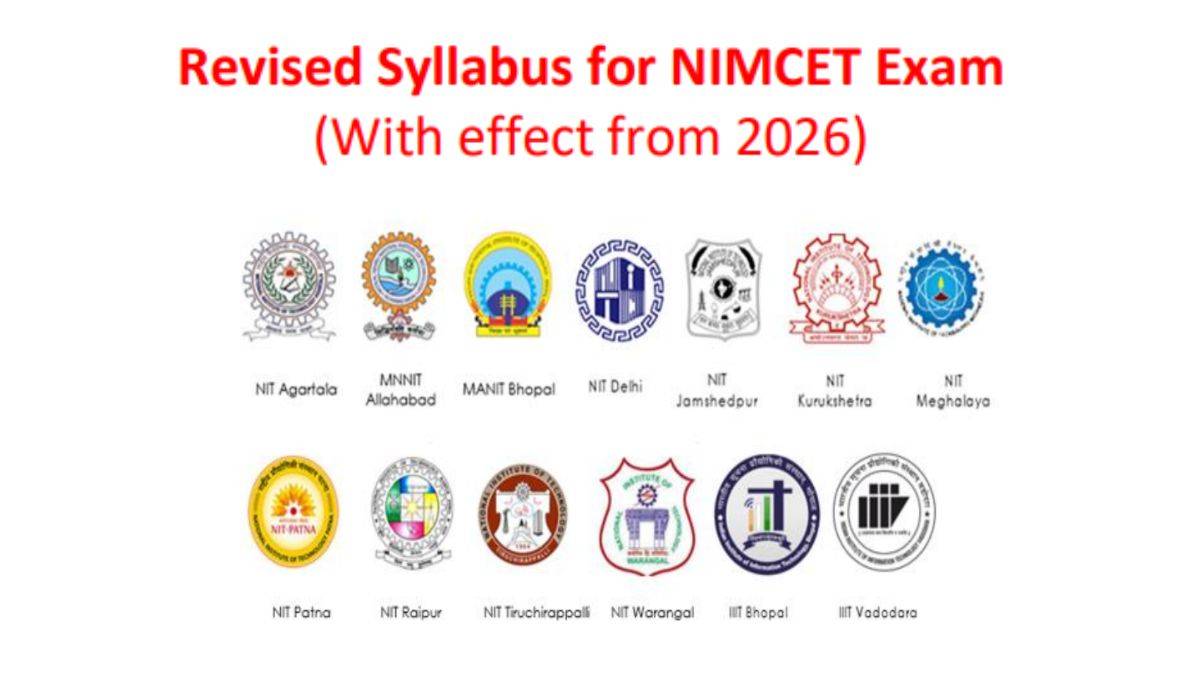 NIMCET 2026 Revised syllabus