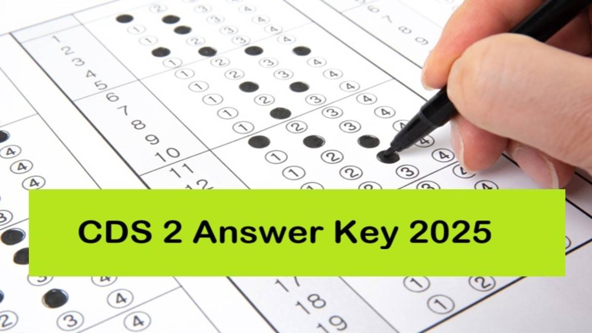 CDS 2 2025 Answer Key