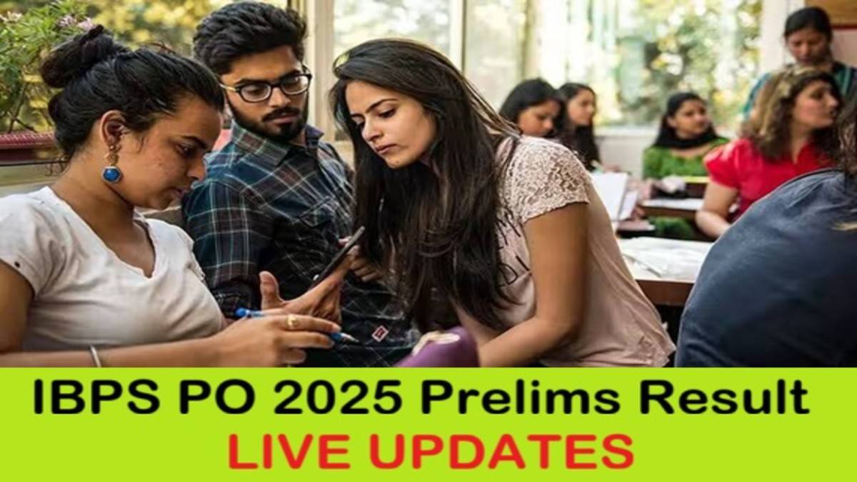 IBPS PO 2025 Prelims Result Live Updates