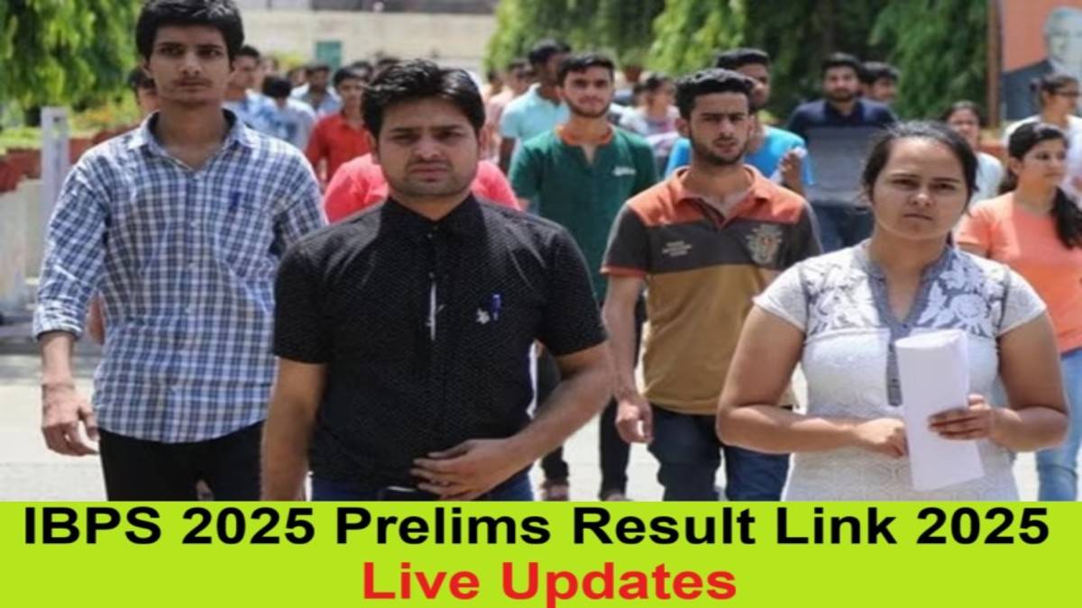IBPS PO 2025 Prelims Result Live Updates