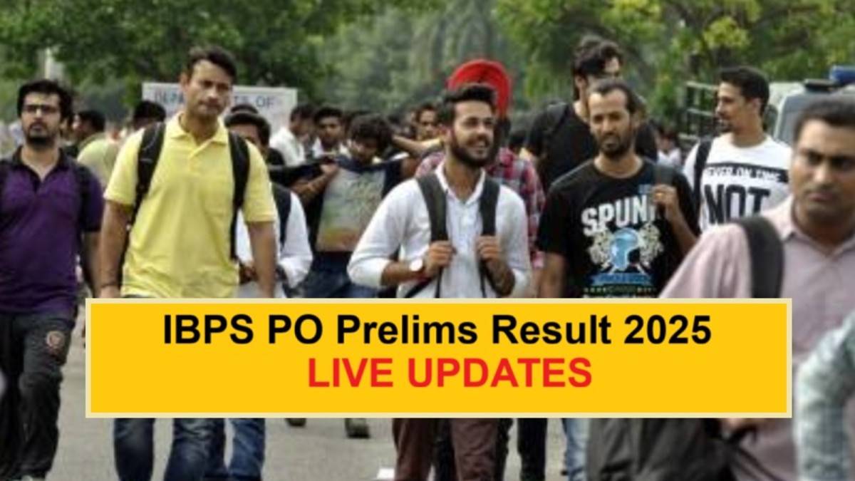 IBPS PO Prelims Result 2025 Live Updates