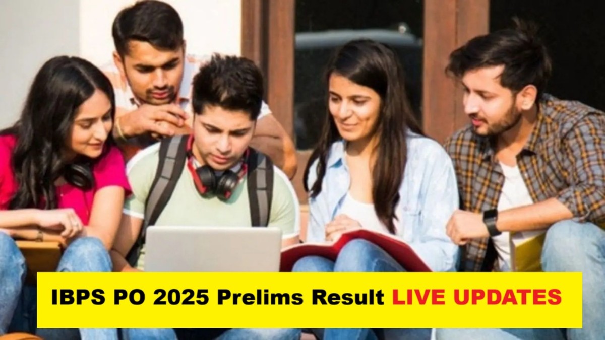 IBPS PO 2025 Prelims Result Live Updates