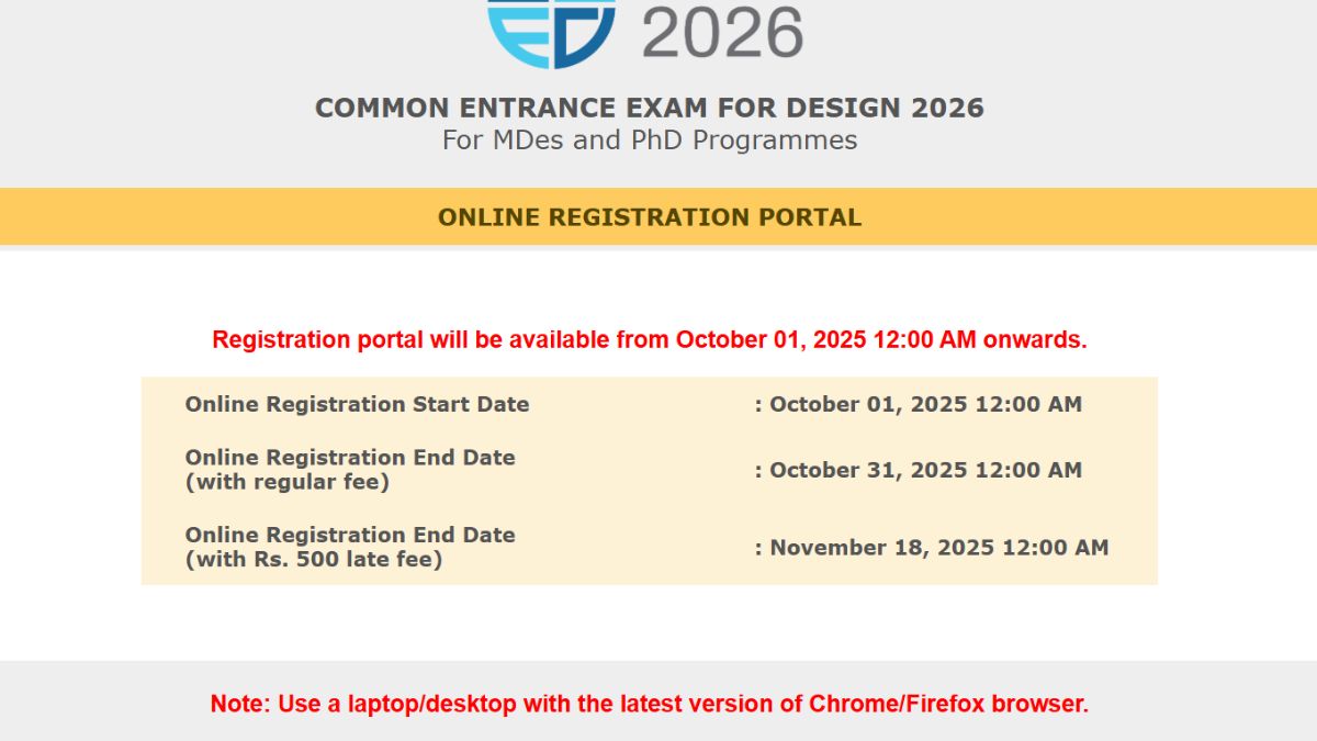 CEED 2026 Notification 2026