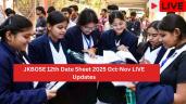JKBOSE 12th Date Sheet 2025 Oct-Nov 