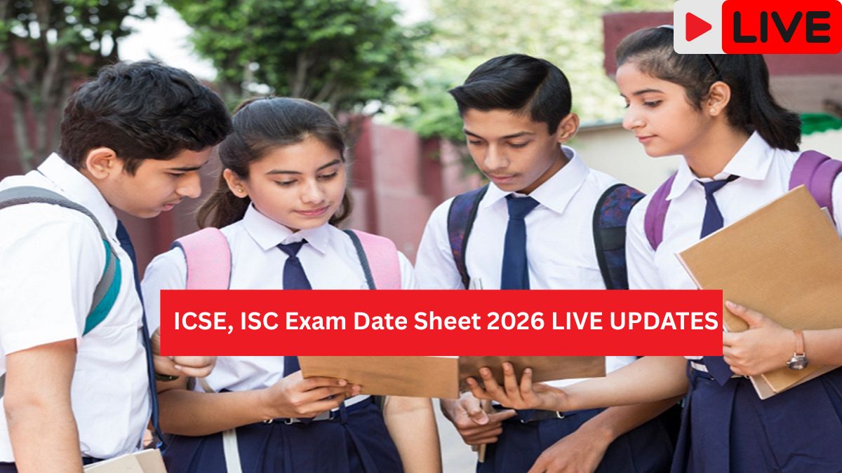 ICSE (Class 10), ISC (Class 12) Date Sheet 2026 Live