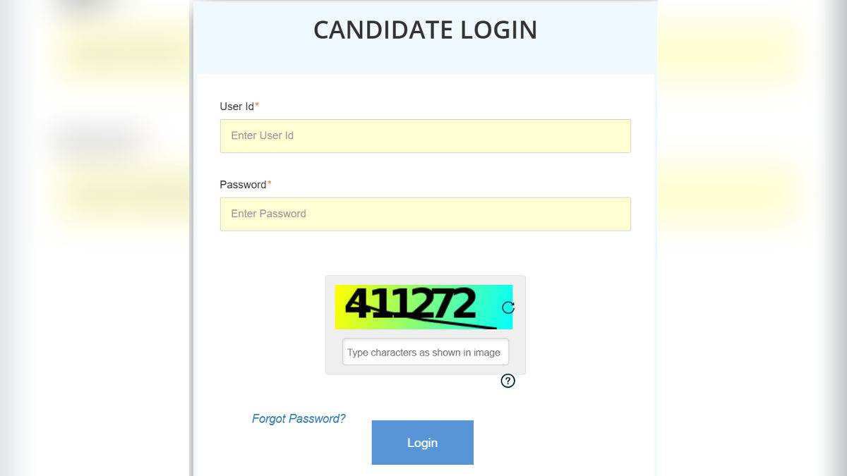 UP BEd JEE 2026 Candidate's Login