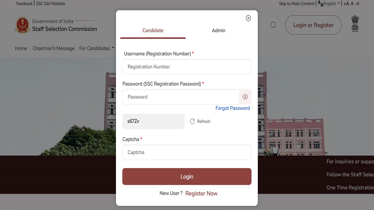 SSC JE 2025 Exam Slot Booking Starts Today