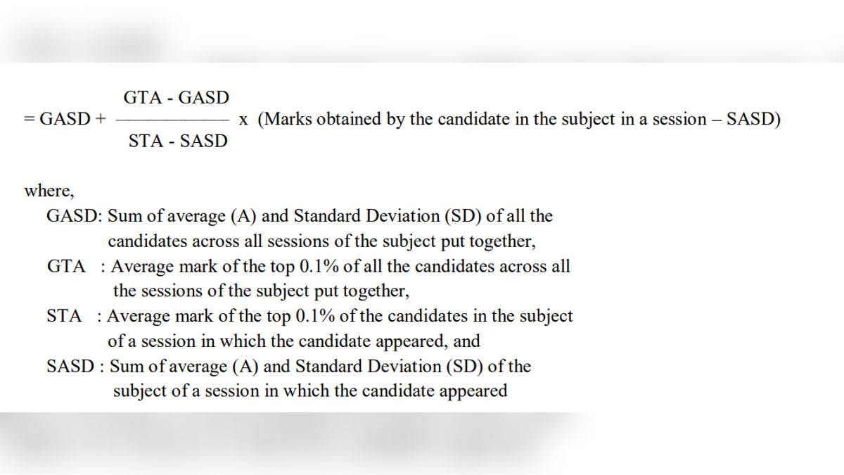 Normalisation in TS EdCET 
