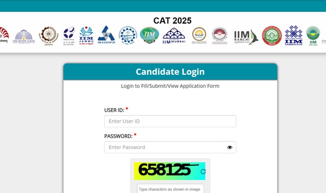 CAT 2025 admit card login window