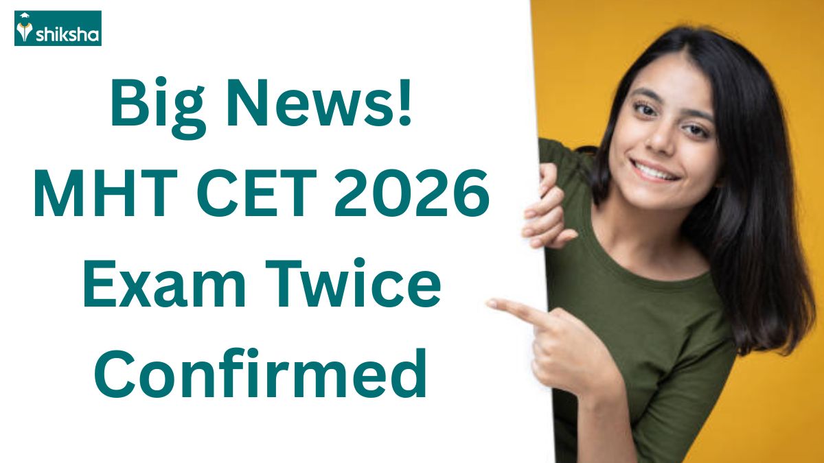 MHT CET 2026 exam twice a year