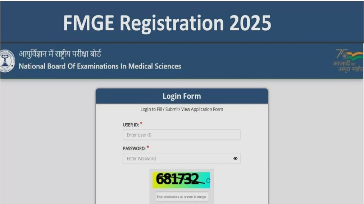 FMGE Registration 2025