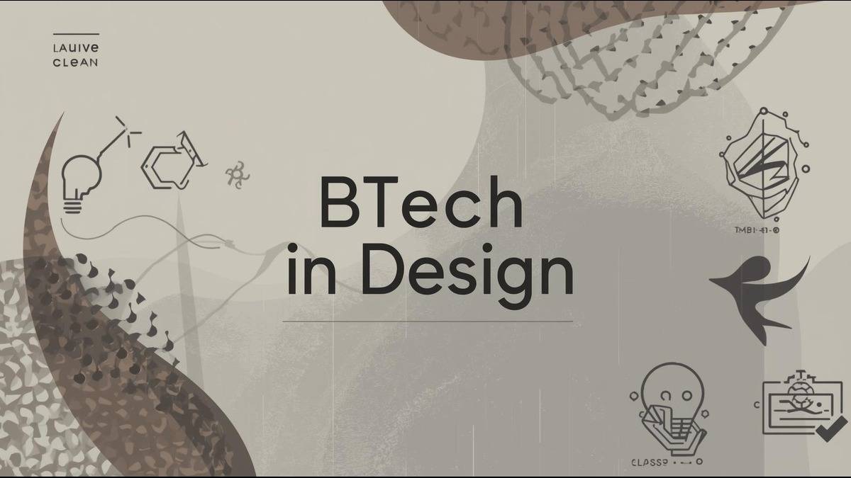 BTech in Design