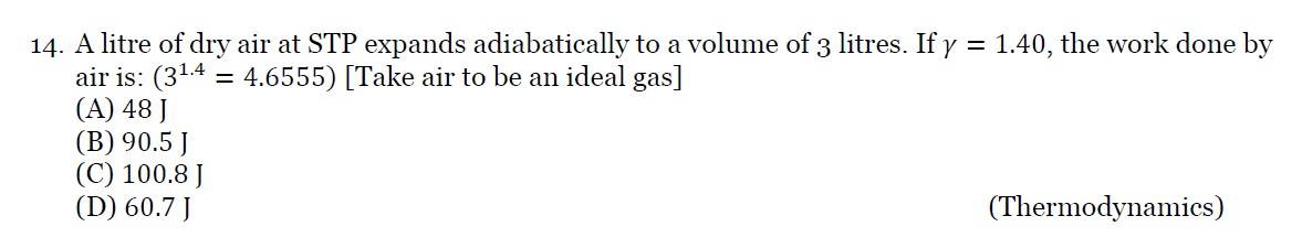 JEE-Main-PYQ-Thermodynamics