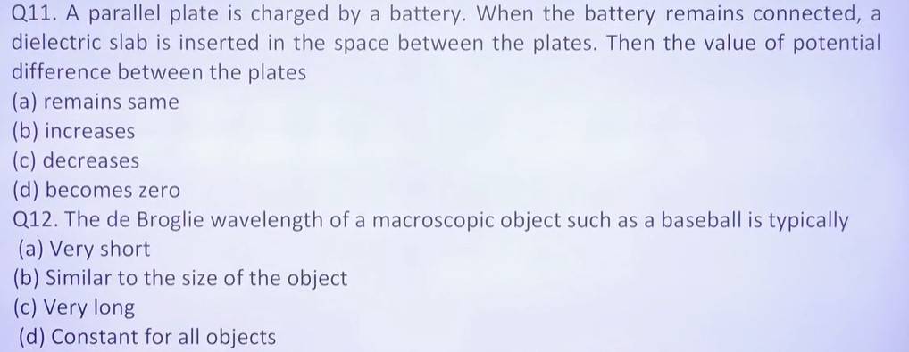 CUET Physics Question