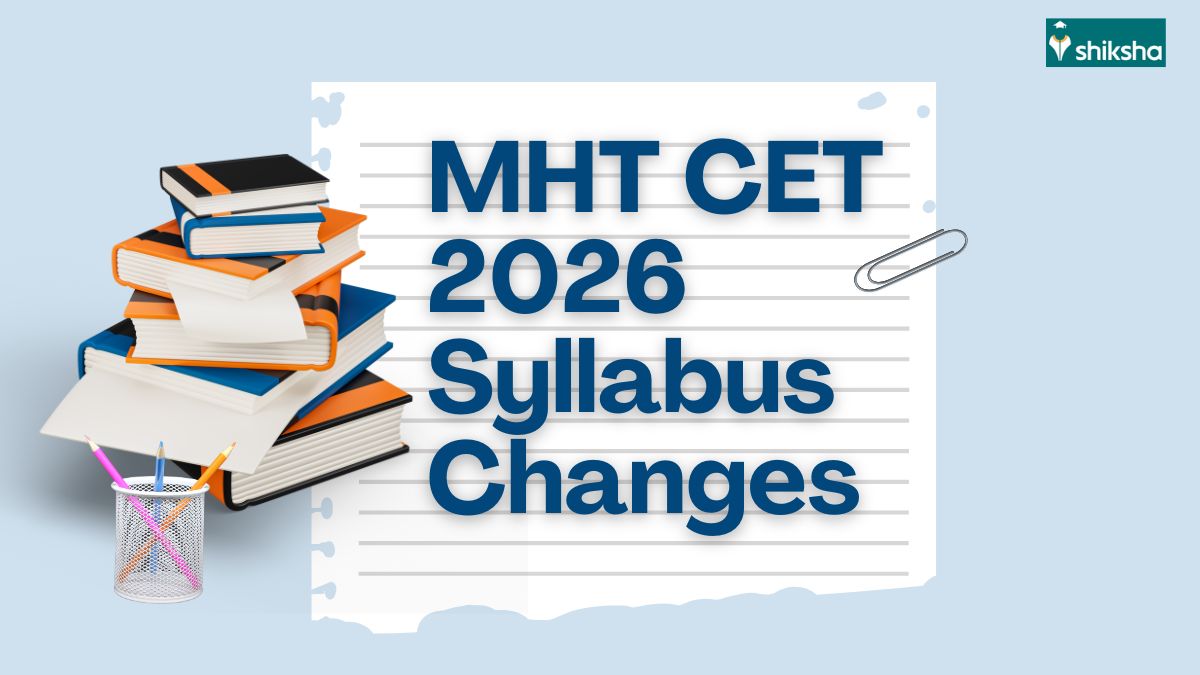 MHT CET Syllabus Change