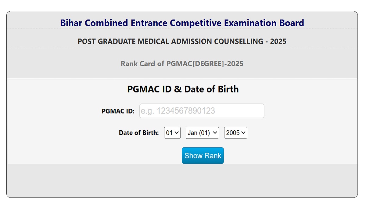 Bihar NEET PG Counselling 2025