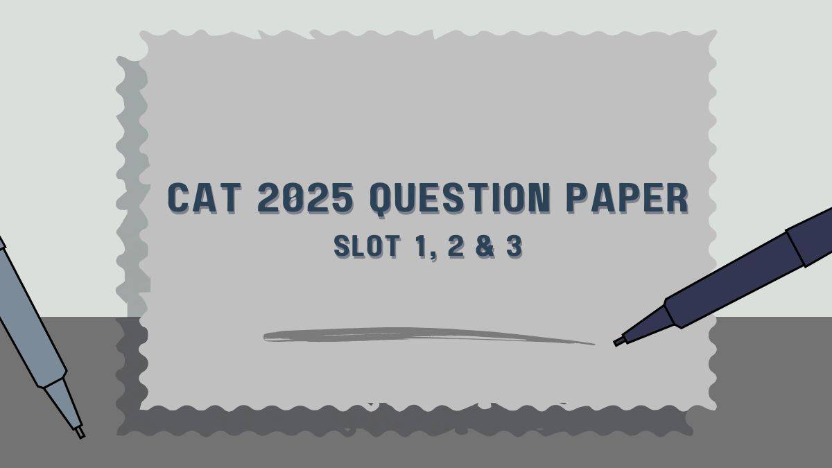 CAT 2025 Question Paper PDF Download