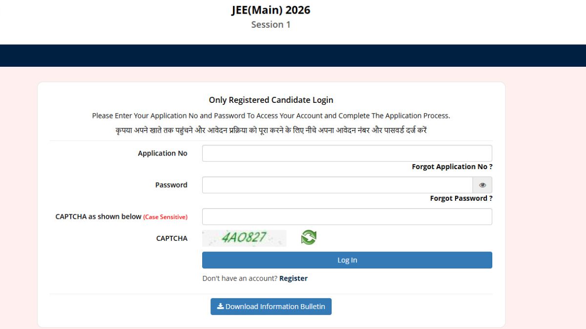 JEE Main Form Correction 2026