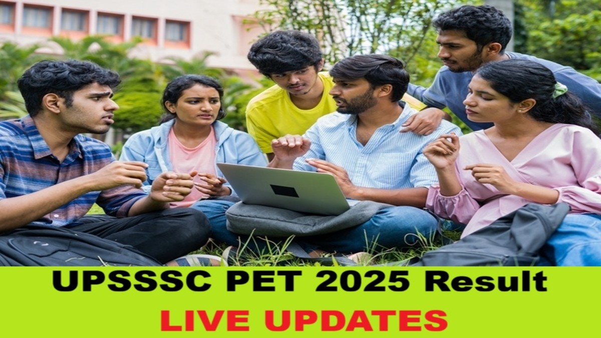 UPSSSC PET 2025 Result Live Updates