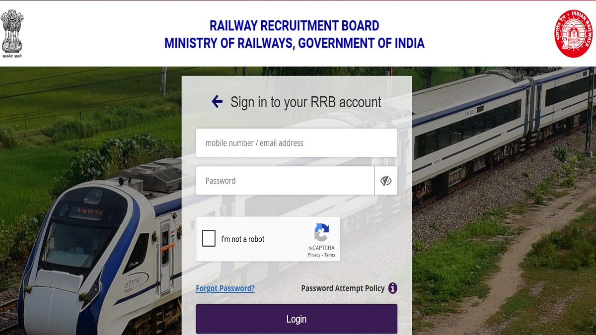 RRB ALP 2025 Application Status Link Active