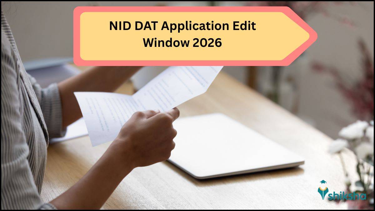 NID DAT 2026 Registration Edit Window